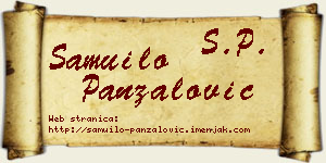 Samuilo Panzalović vizit kartica
